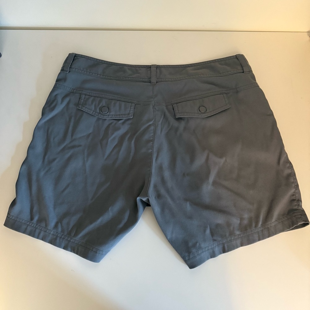 Guide Series Nylon Chino Shorts Gray Womens Size 8 Walking Hiking Trail Outdoors - Picture 4 of 11